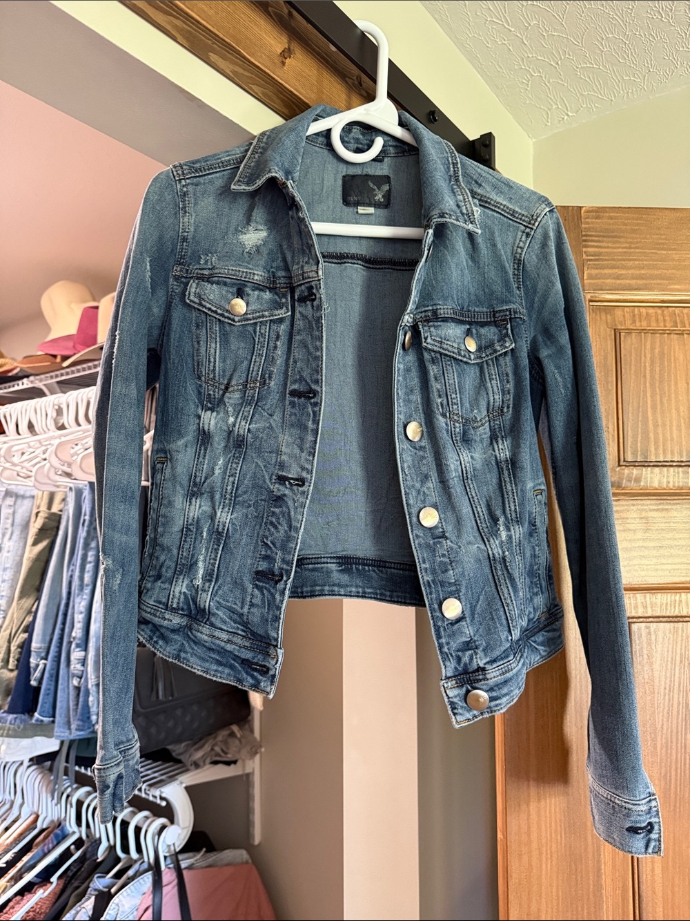 American Eagle Super Stretch Denim Jacket